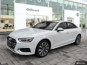 2023 Audi A4 Komfort *NO ACCIDENTS!* AWD, Rear A/C, Leather Seats, Push Start, Heated Seats, Keyless Entry!