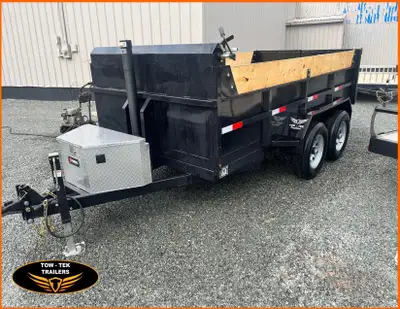 For sale is a Tow Tek Trailers 6 x 12 Steel Dump Trailer. This trailer retails for 10,995.00. This o...
