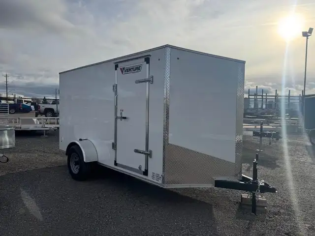 6x12 + V-Nose Enclosed RENTAL Trailer  in Cargo & Utility Trailers in Barrie - Image 9