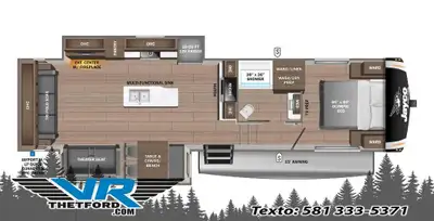 VR Thetford 2025 JAYCO Eagle HT Fifth Wheels 29RLC Contactez nos conseillers par téléphone courriel...