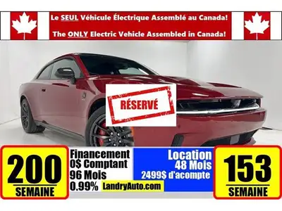 Charger Daytona SCAT PACK Électrique TI (AWD) Puissance de 500KW/670 HP Autonomie de près de 400KM E...