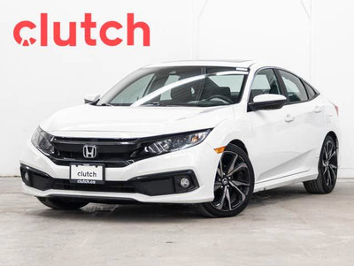 2019 Honda Civic Sedan Sport w/ Apple CarPlay & Android Auto, Du