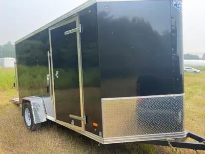 6x12' Enclosed deluxe edition with side door We have ramp and barn door available 3500lb axles brand...