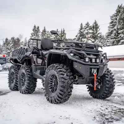 APPLY NOW: https://www.ridecollective.ca/get-pre-approved 2024 Can-Am Outlander 6X6 comes with a pow...