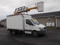 2016 Mercedes Benz Sprinter 3500 Diesel Auto, pw, pl, air, 168,000km Comes with 12ft cube box with s... (image 1)