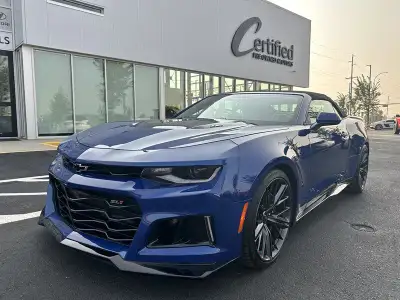 Unleash pure performance with this stunning 2022 Chevrolet Camaro ZL1 Convertible, showing only 6,60...