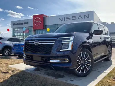 The newly redesigned 2025 Nissan Armada Platinum Reserve Edition in stunning Deep Sea Blue redefines...
