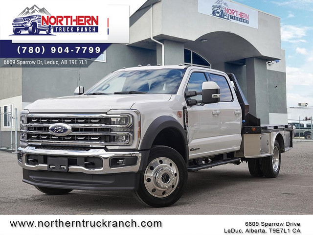 2023 Ford F-550 Chassis Lariat CREW CAB 4X4 LARIAT FLAT BED P... in Cars & Trucks in Edmonton