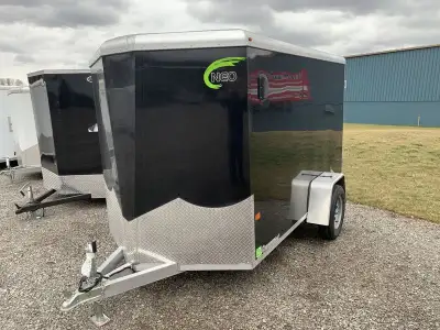 Neo All-Aluminum 6'x10' Enclosed Trailer - Loaded with standard features like a Seamless Aluminum Ro...