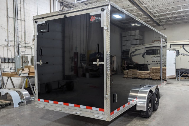  2024 Canadian Trailer Company 7x20 V-Nose Cargo Trailer Aluminu in Cargo & Utility Trailers in Guelph - Image 4