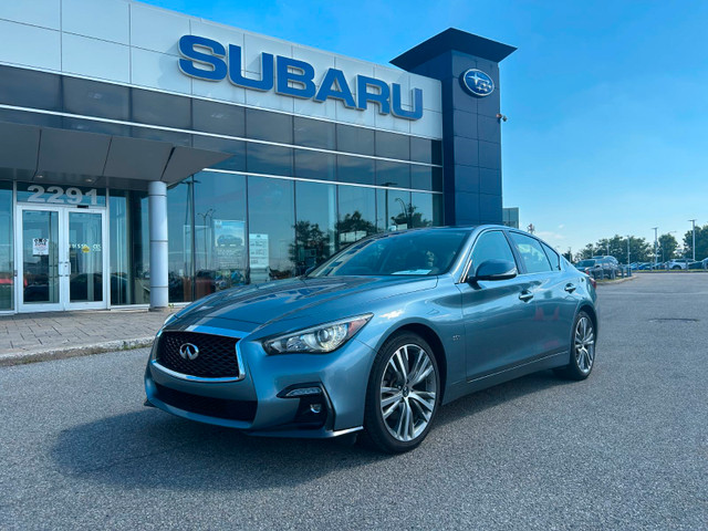 2018 Infiniti Q50 Luxe | Sièges Chauffant | Cuir | Nav | Bluetoo in Cars & Trucks in City of Montréal