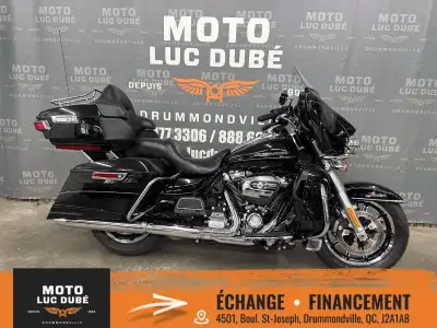 Harley-Davidson FLHTK Electra Glide Ultra Limited 2017 65 027 KM MOTO CANADIENNE ALARME MOTEUR 107 M...