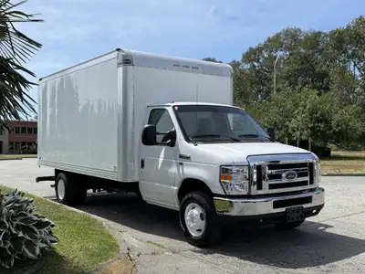 2018 Ford E-450 Cube Van 16 Foot Long 7 Foot 8 in. Wide 6 Foot 8in. High BC CVI valid until May 2026...