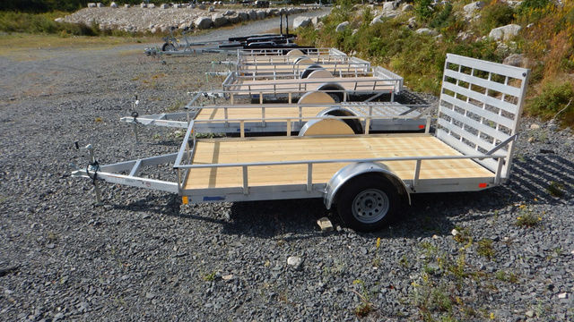 2022 Mission 80x12 Aluminum Utility Trailer, Single Axle, Wood D in Cargo & Utility Trailers in City of Halifax - Image 2