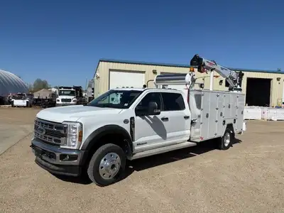 2024 Ford F-550 Crew Cab XLT 4x4 Service Truck, !!!Unused New Rig Up!!!, 6.7L Diesel, Auto, Alum. Wh...