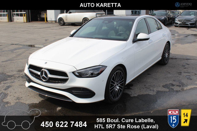 2023 Mercedes c300 4matic panoramic navi cam 360 clean carfax in Cars & Trucks in Laval / North Shore