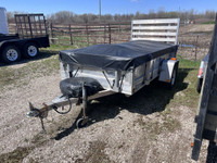 2012 Mission Trailers 5 x 10 Open Utility Trailer w/ Cover