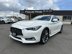 2017 Infiniti Q60 S 3.0t Red Sport 400 2dr Cpe |ACCIDENT FREE|1-OWNER|