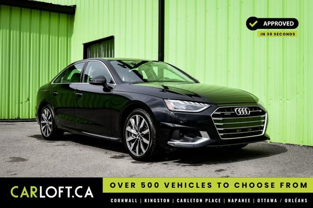 2023 Audi A4 Sedan Komfort 45 TFSI quattro • SUNROOF • HEATED SE in Cars & Trucks in Cornwall