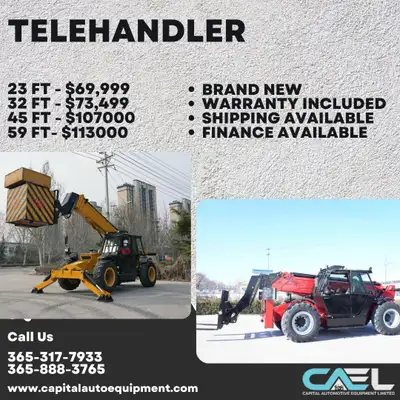 * FINANCEMENT DISPONIBLE * TOUT NOUVEAU chariot télescopique CAEL 4x4 tout terrain avec moteur diese...