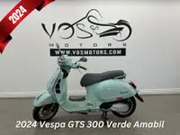 2024 Vespa GTS 300 Verde Amabil - V6076 - -No Payments for 1 Yea