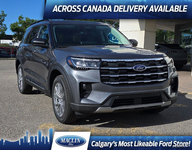 2025 Ford Explorer ACTIVE | COMFORT PKG | PANO ROOF | REMOTE STA in Cars & Trucks in Calgary