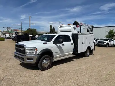 2024 Ram 5500 Crew SLT 4x4 Service Truck, !!!Unused New Rig Up!!!, 6.7L Cummins Diesel, Auto, Loaded...