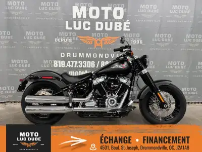 Harley-Davidson FLSL Softail Slim 2020 18 275 KM MOTO CANADIENNE ALARME FREINS ABS MOTEUR 107 M8 ÉCH...