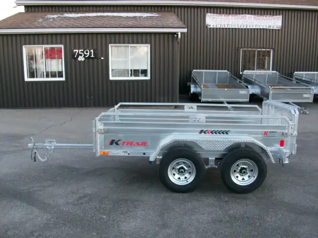 2025 K-TRAIL 5699-TPO-RP  56 X 99 2 ESSIEUX RAMPE PLIANTE ARRIER in Cargo & Utility Trailers in Laval / North Shore - Image 8