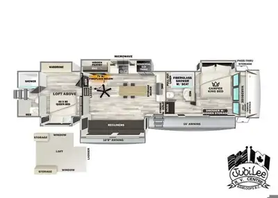 2026 Sabre 36DBB Big space, big features, and big value—this two-bath fifth wheel is built for famil...