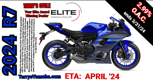 2024 Yamaha YZF-R7 Coming Soon, Reserve Yours Today Before They  in Sport Bikes in Regina - Image 2