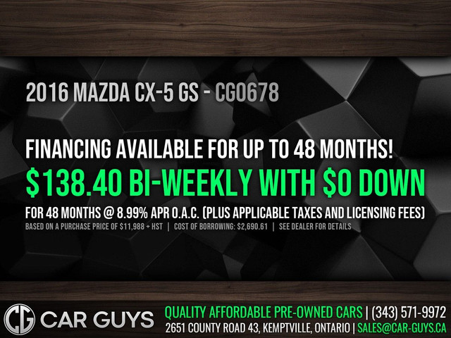2016 Mazda CX-5 in Cars & Trucks in Ottawa - Image 2