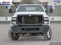 WAS: $95900 NOW: $92900 plus taxes and licensing fees2022 INTERNATIONAL CV515 4X4 CREW CAB FLAT BED... (image 1)