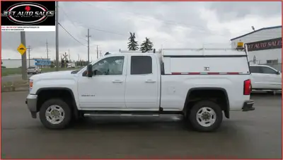2018 GMC SIERRA 2500 DOUBLE CAB WITH SERVICE CANOPY UTILITY TRUCK !!!! NEW ARRIVAL!!! - 4X4 -AUTOMAT...