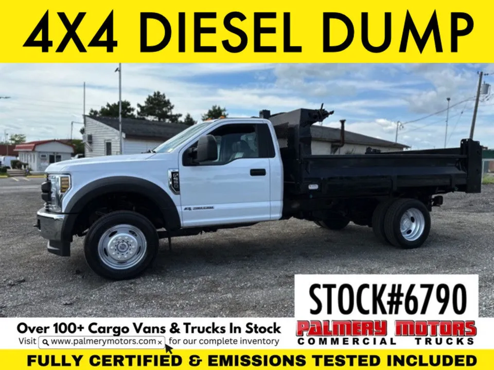 2018 Ford F-550 Steel Dump Box 4x4 Diesel