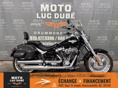 Harley-Davidson FLFBS Fat Boy 114 2019 SEULEMENT 4 022 KM MOTO CANADIENNE ALARME MOTEUR 114 M8 PARE-...