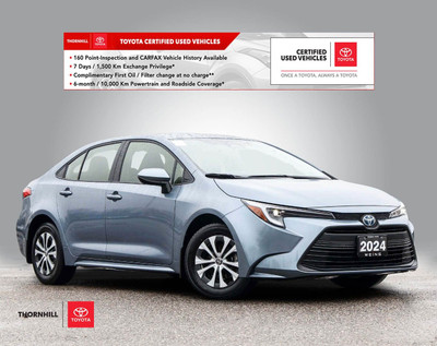 2024 Toyota Corolla Hybrid LE HEATED FRONT SEATS | WIRELESS A...