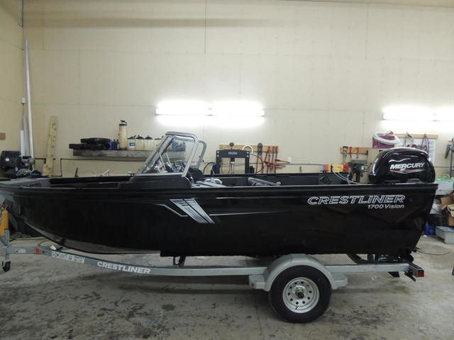 2021 Crestliner 1700 Vision - Mercury 90 Trailer included in Powerboats & Motorboats in City of Halifax