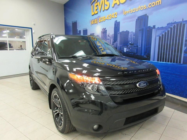 FORD EXPLORER 2015 SPORT 3.5L ECOBOOST 7 PASSAGERS AWD TOIT PANO in Cars & Trucks in Lévis - Image 3