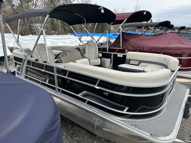 2024 Starcraft EX 20 R PTS Tritoon Black in Powerboats & Motorboats in Barrie