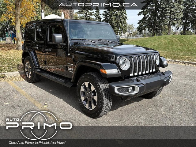 2021 Jeep Wrangler Unlimited Sahara Sky One Touch 4X4 Cuir Tan N in Cars & Trucks in Laval / North Shore - Image 3