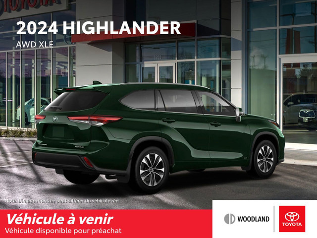 2024 Toyota Highlander XLE HIGHLANDER XLE 2024 DISPONIBLE EN MAI in Cars & Trucks in City of Montréal - Image 2