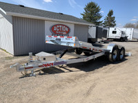 2024 N&N TILT DECK CAR HAULER - TANDEM AXLE GALVANIZED STEEL