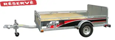REMEQ REMORQUE GALVANISÉE 64 x 120 2025 ???? REMORQUE REMEQ UG-64120 (2025) Robuste 3 995$ Galvanisé...