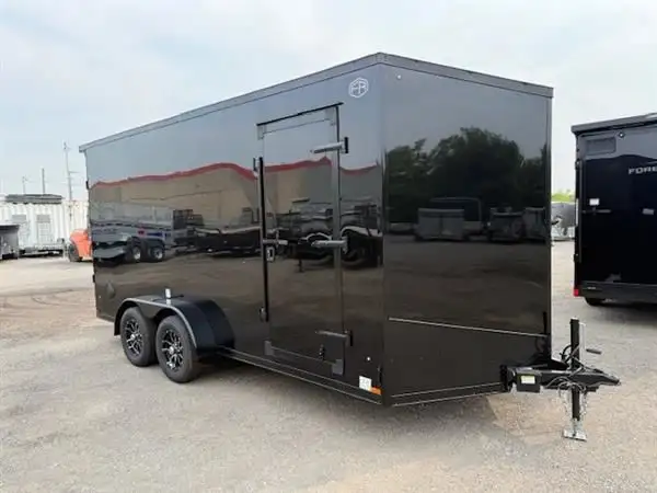 FOREST RIVER ULAFT 7X16 TANDEM AXLE RAMP DOOR in Cargo & Utility Trailers in Peterborough - Image 8