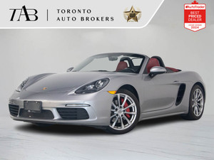 2017 Porsche 718 ROADSTER S | CONVERTIBLE | RED SOFT TOP | LOW KM