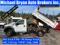2011 FORD F450 - 9FT DUMP TRUCK *ONLY 108K* BLOW-OUT PRICE