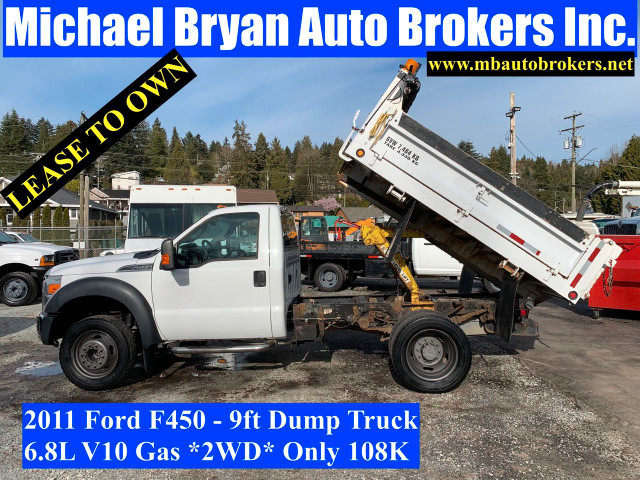 2011 FORD F450 - 9FT DUMP TRUCK *ONLY 108K* BLOW-OUT PRICE in Heavy Trucks in Burnaby/New Westminster