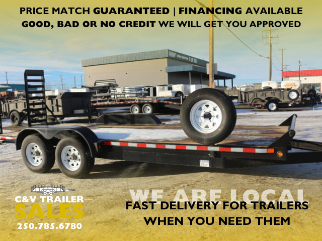 2021 CANADA TRAILERS 84 X 20' Tandem axle car / equipment hauler in Travel Trailers & Campers in Prince George