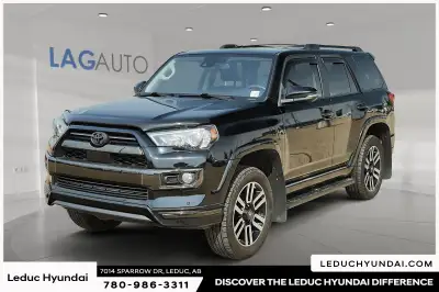 2020 Toyota 4Runner Base Black 5-Speed Automatic (Price Expiry May 21, 2025). Leduc Hyundai is Leduc...